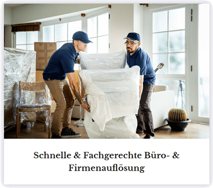 Buero Firmenaufloesung 