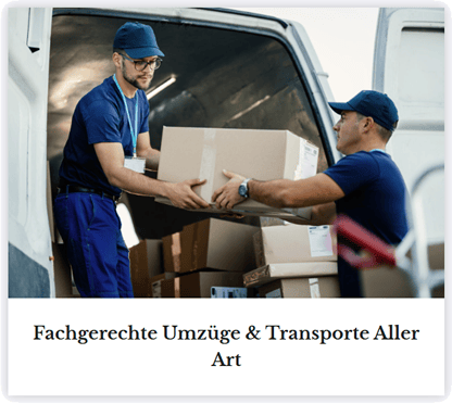 Umzüge Transporte 